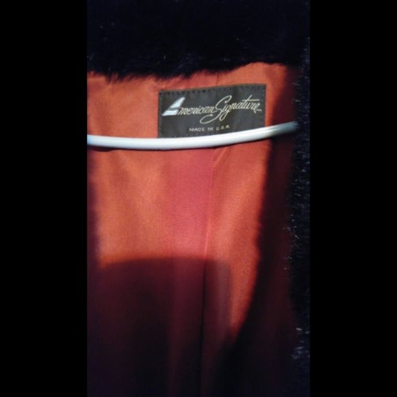 Dark Brown Faux Fur Jacket - Picture 4 of 5